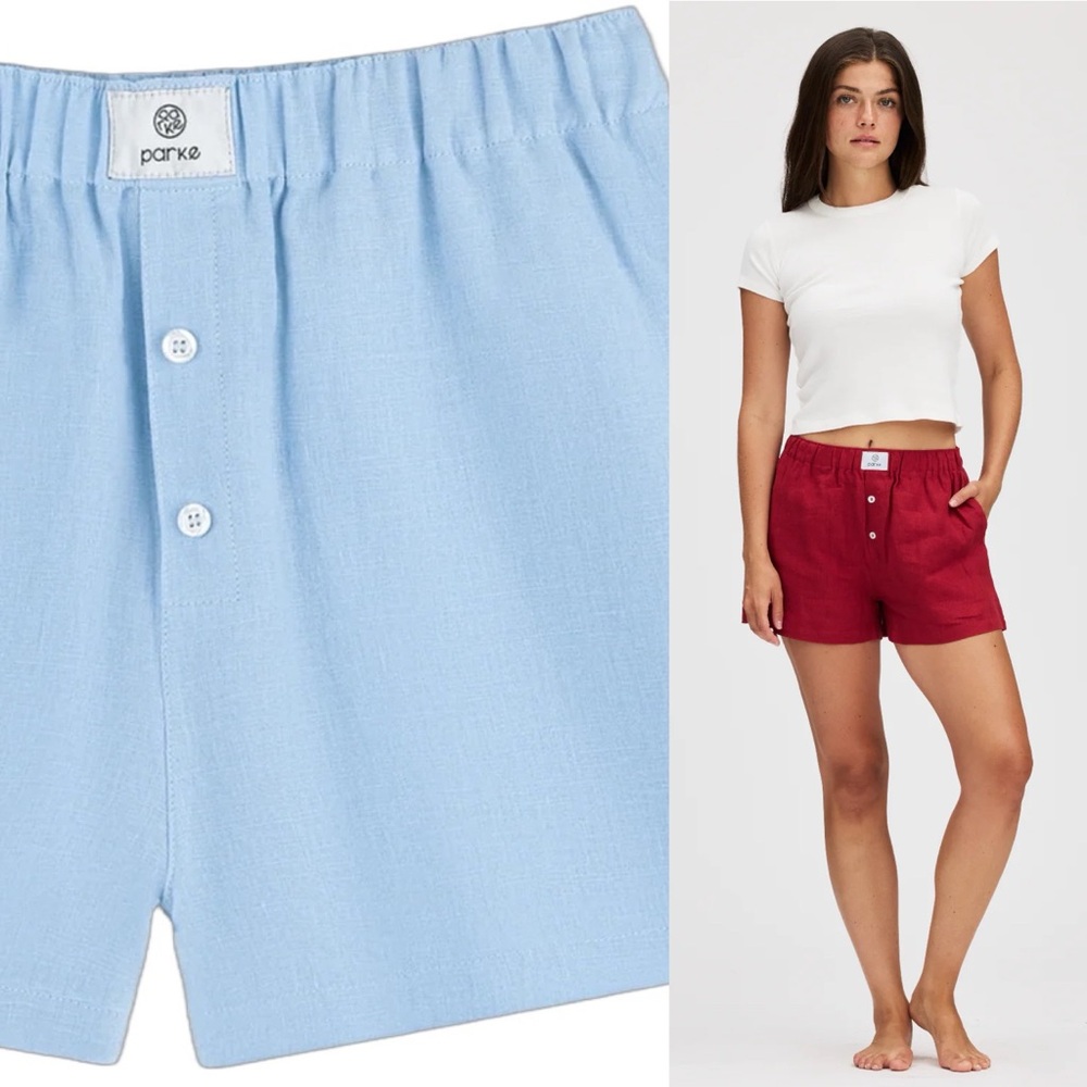 Parke | Linen Boxer Shorts